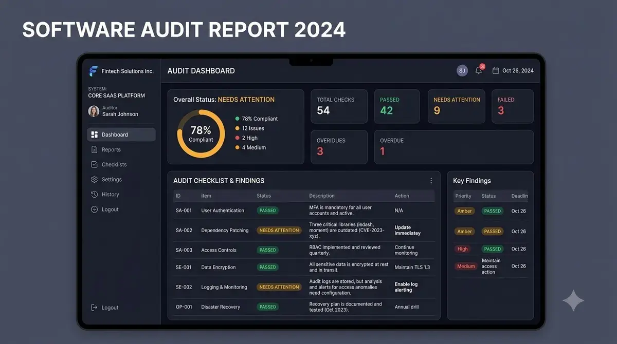 AppAudit, built in-house by Web Eventuals