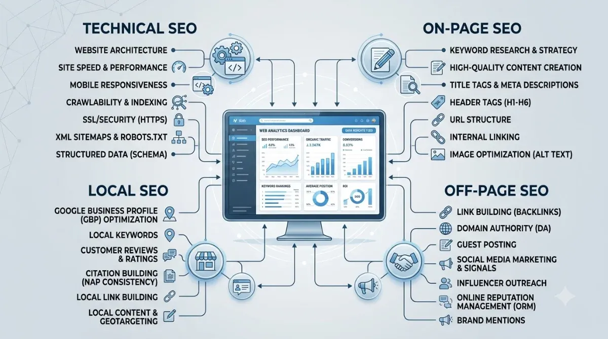 What Are The 4 Types Of SEO?